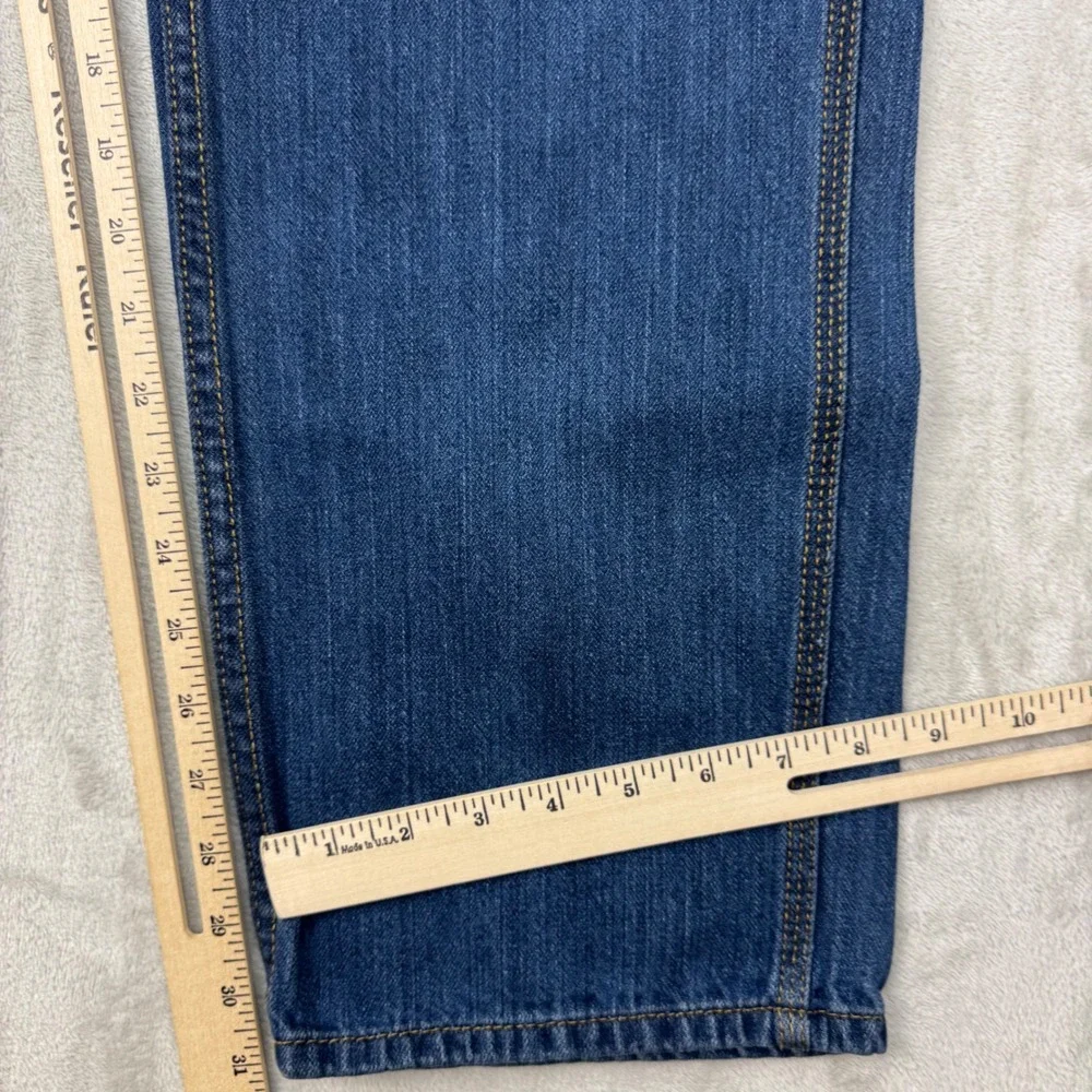 Ridgecut Carpenter Jeans Mens 32x32 Blue Straight Utility Workwear Loose